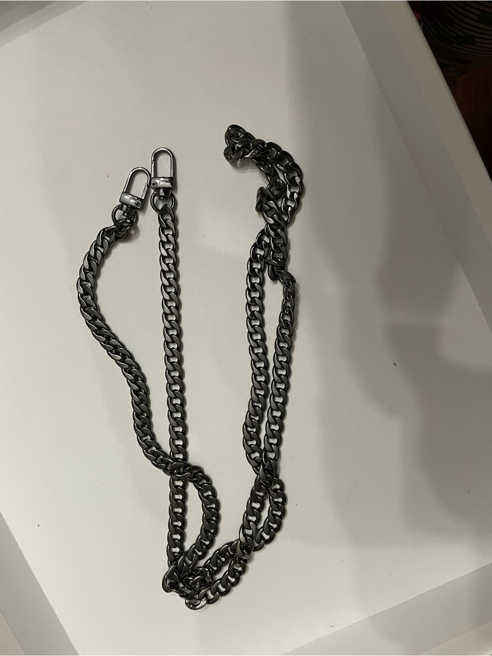 Gunmetal replacement Chain Strap - 47” nwot